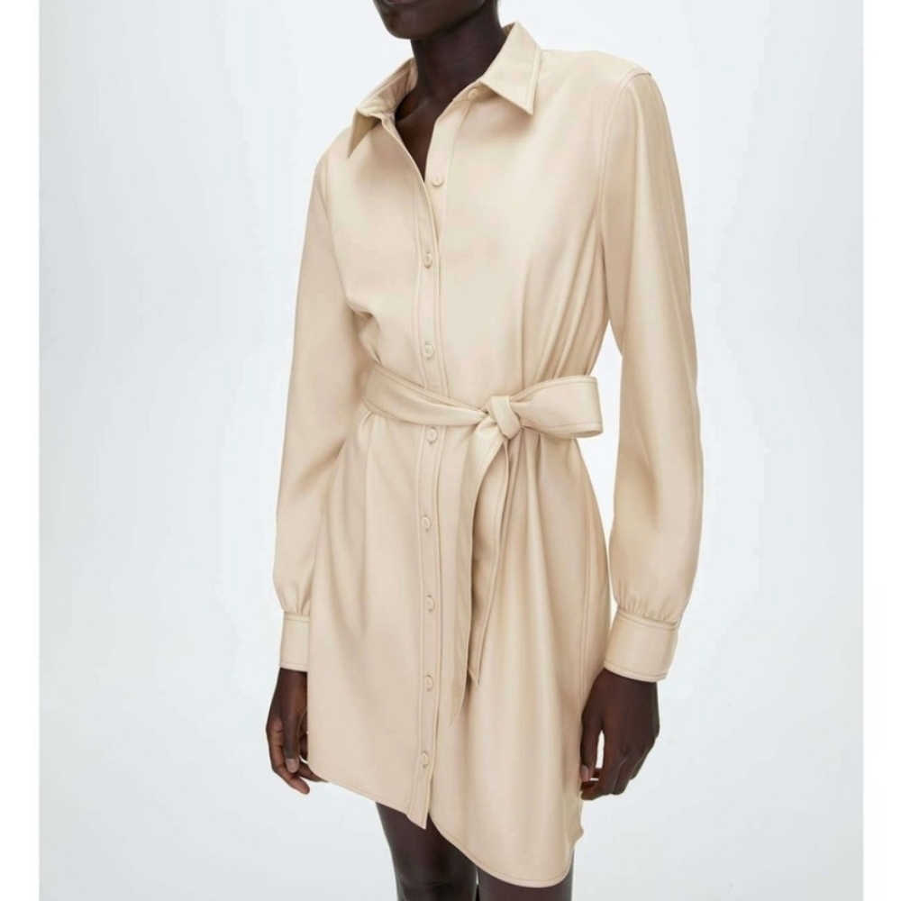 Aritzia Wilfred Caroline Dress In Bone‎ / Ivory Size XXS $168
